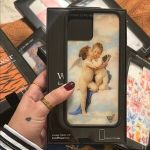 Wildflowers Angel Print iPhone 12 Pro Max Case